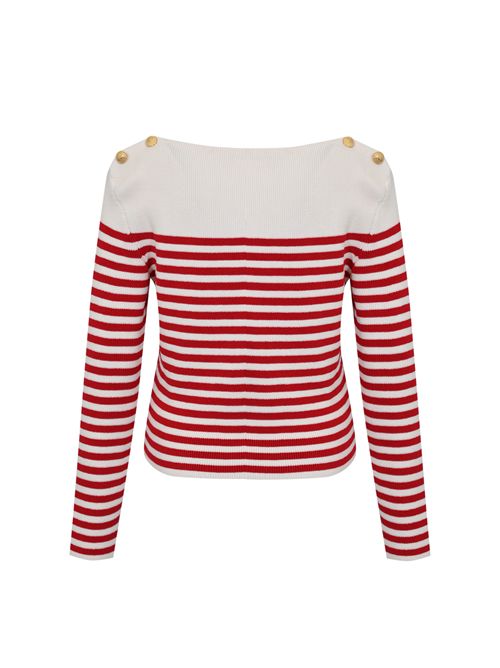 Maglia in cotone a righe ALBERTA FERRETTI | U0929 16071115